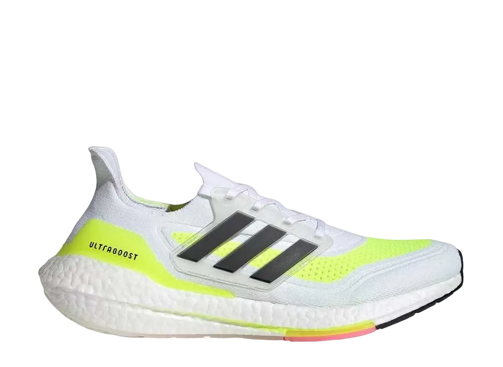 アディダス ウィメンズ ウルトラブースト21 "ホワイト ソーラー グリーン"