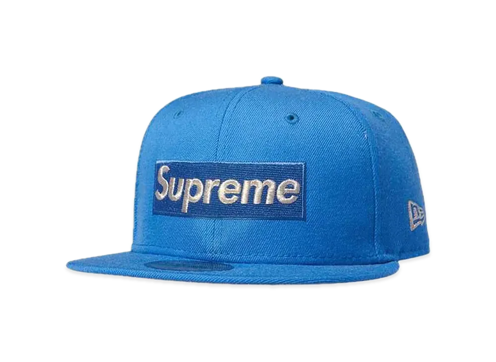 Supreme $1M Metallic Box Logo New Era® "Blue"