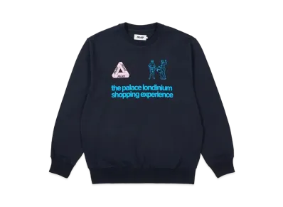 PALACE SHOPPING EXPERIENCE CREW "Navy"