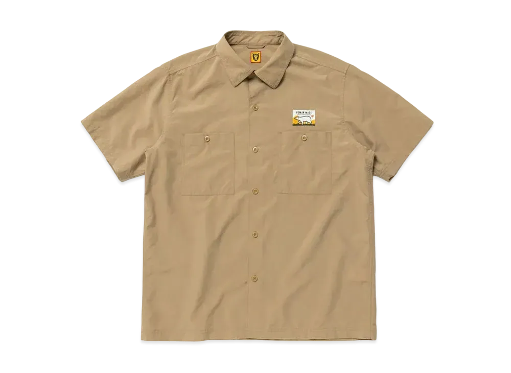 HUMAN MADE CAMP SHIRT "Beige"