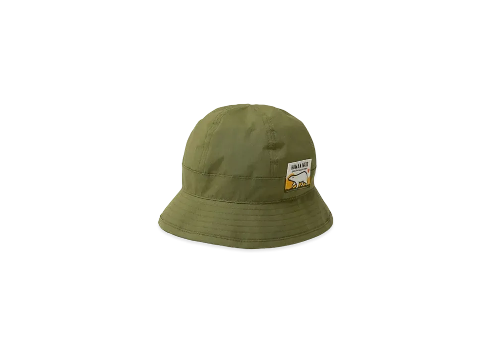 HUMAN MADE ROUND BUCKET HAT "Olive"