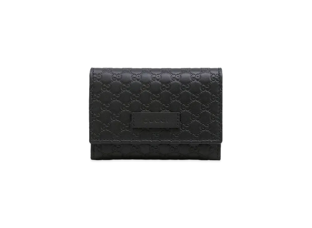 GUCCI Guccissima Card Case "Black"