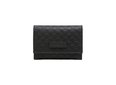 GUCCI Guccissima Card Case "Black"
