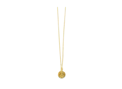 Needles PENDANT - GOLD PLATE "Peace"