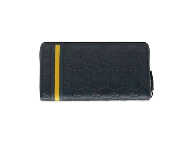 GUCCI Guccissima Zip Around Wallet