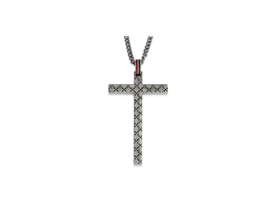 GUCCI Cross Necklace "Silver"