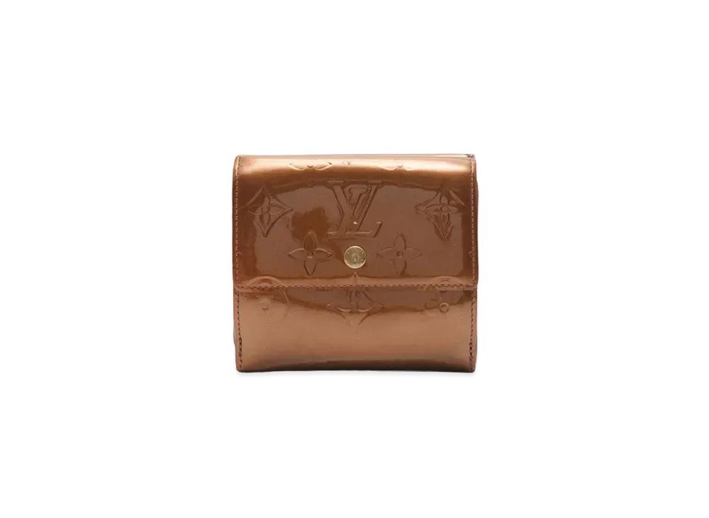 Louis Vuitton Monogram Vernis Portemonnaie Bie Cartescredit "Bronze"