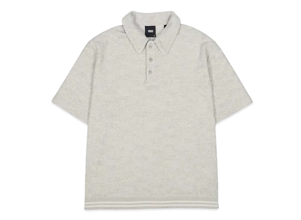Kith Graham Polo "Light Heather Grey"