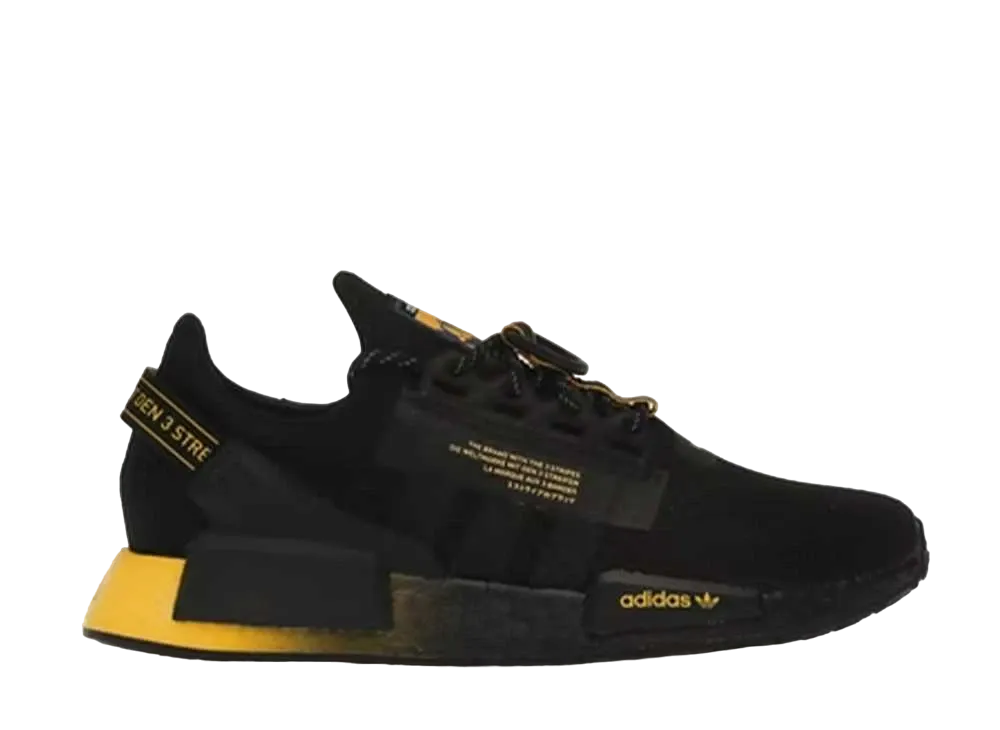 adidas NMD R1 V2 "Black Gradient Yellow"