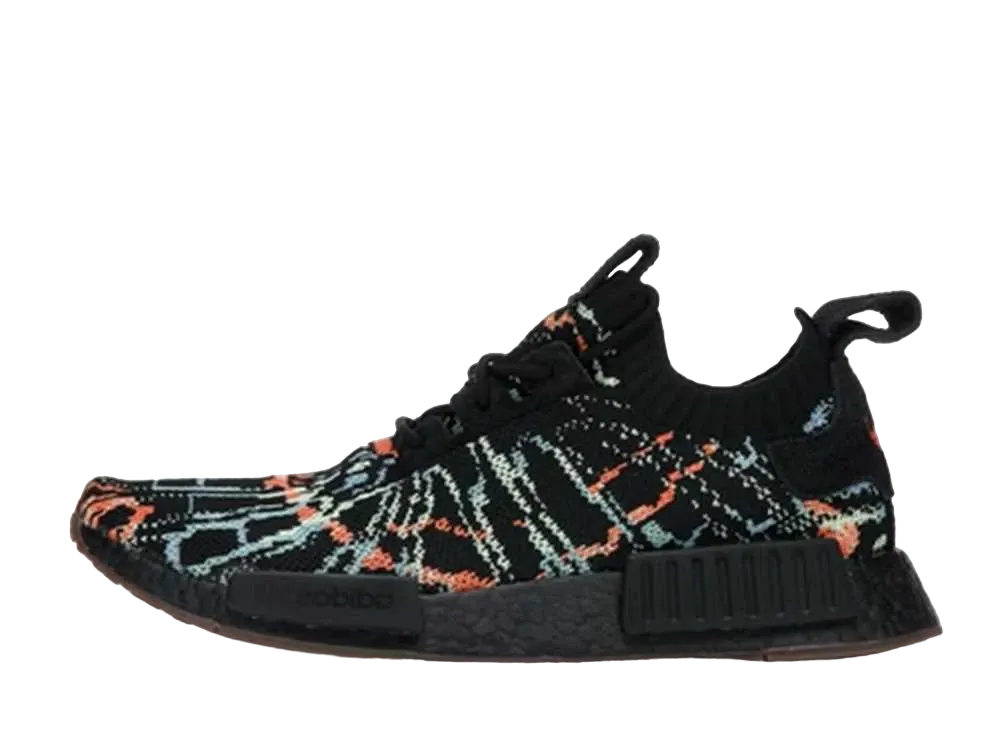 adidas NMD R1 Primeknit "Core Black/Gum"