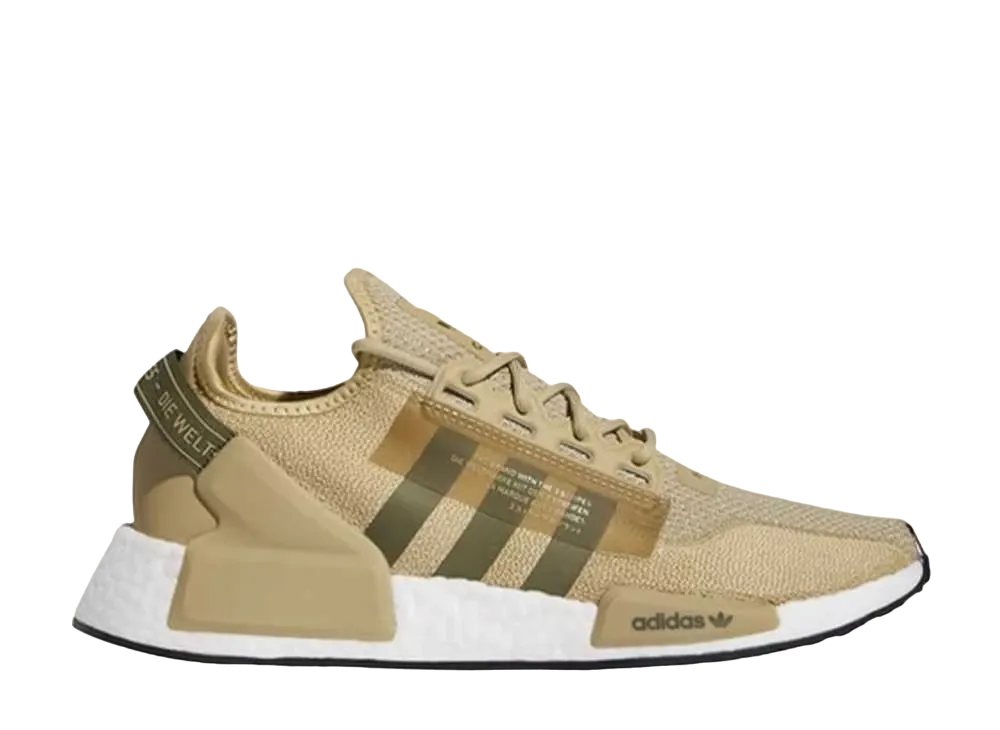 アディダス エヌ エム ディー R1 V2 "ベージュ トーン フォーカス オリーブ"