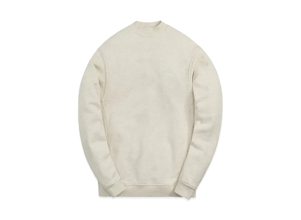Kith Carlisle Mockneck Sweatshirt "Heather Oatmeal"