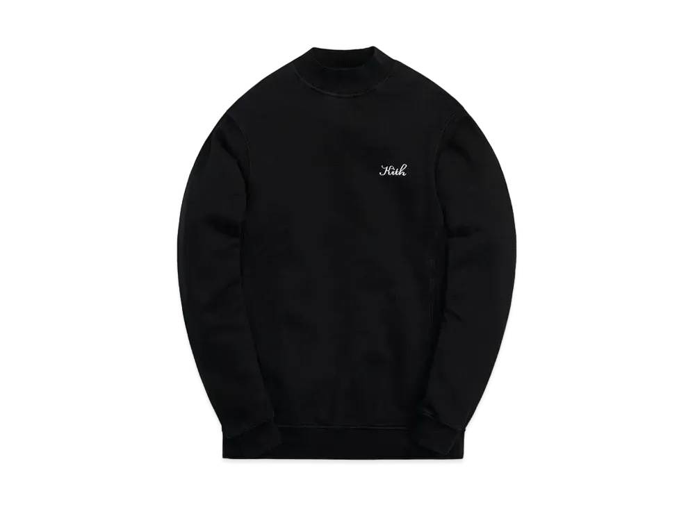 Kith Carlisle Mockneck Sweatshirt "Black"