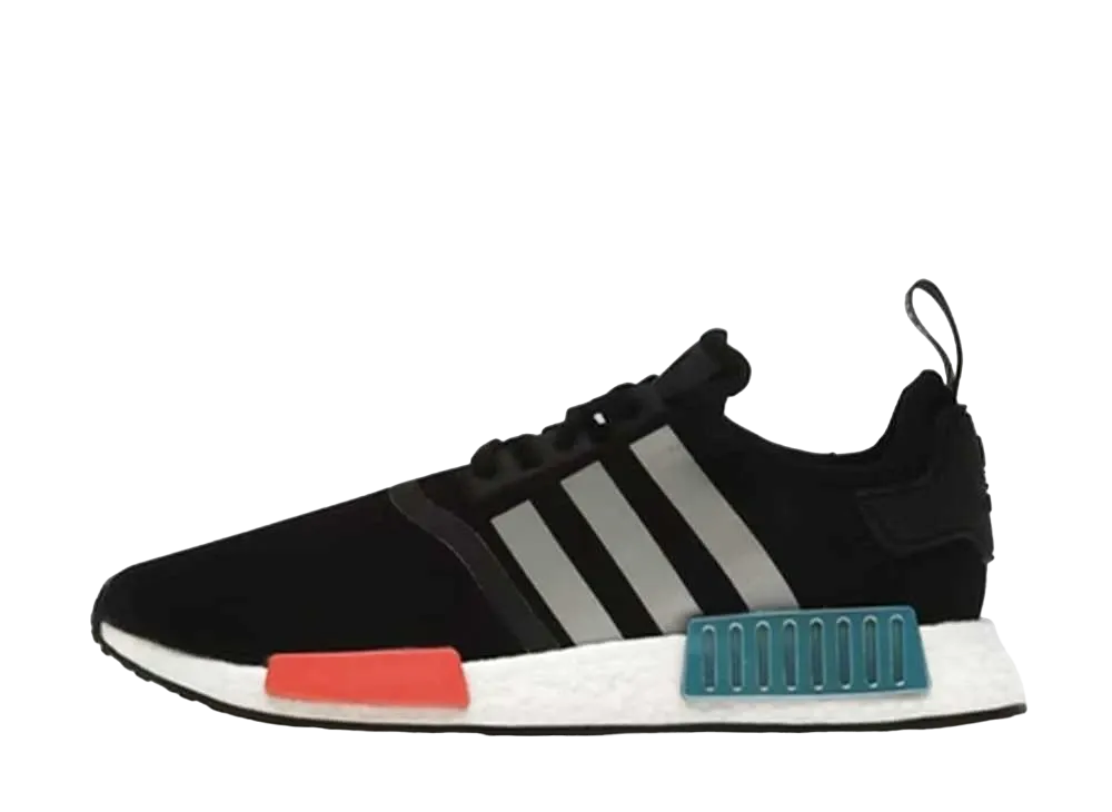 adidas NMD R1 "Black Silver Solar Red"