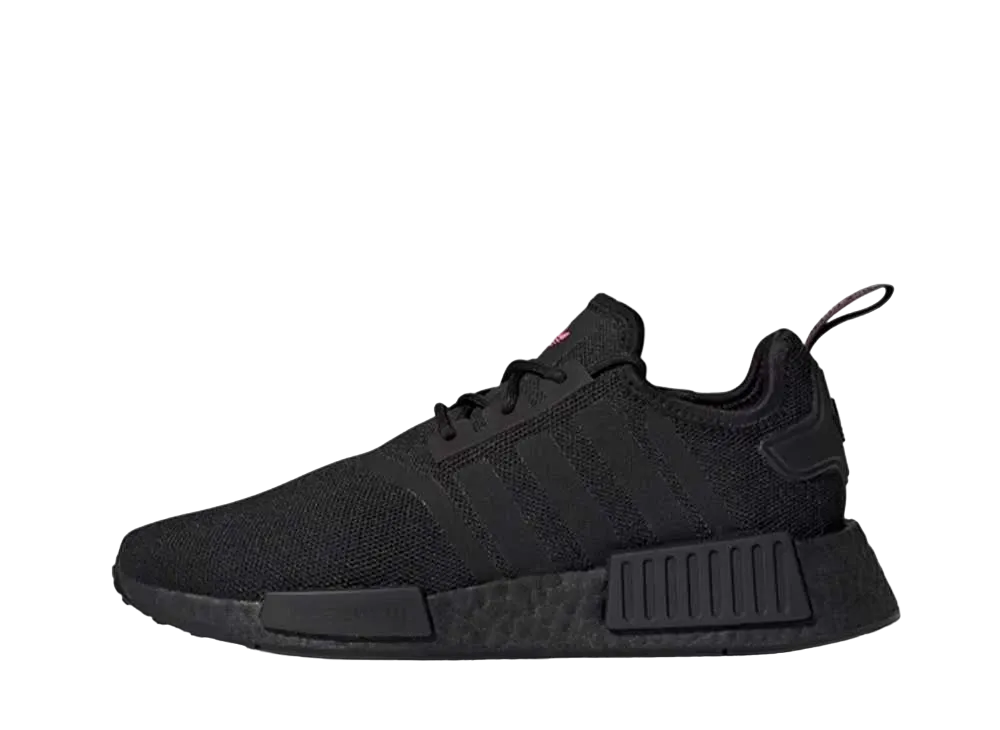 アディダス ウィメンズ エヌ エム ディー R1 プライムブルー "ブラック ソーラー ピンク"