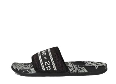 adidas Women's Adilette Comfort Slides "Core Black/Off White/Core Black"
