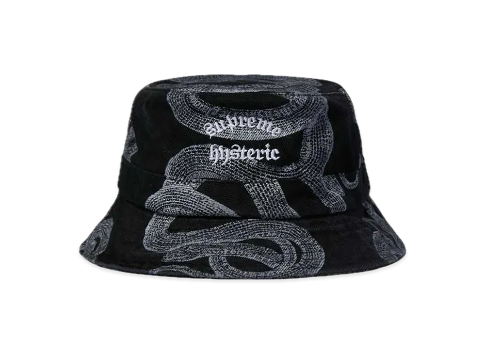Supreme x HYSTERIC GLAMOUR Snake Denim Crusher 