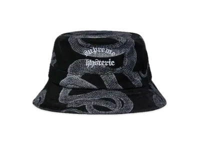 Supreme x HYSTERIC GLAMOUR Snake Denim Crusher "Black"
