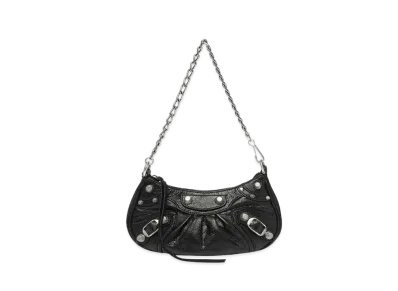 BALENCIAGA Le Cagole Mini Purse With Chain "Black"