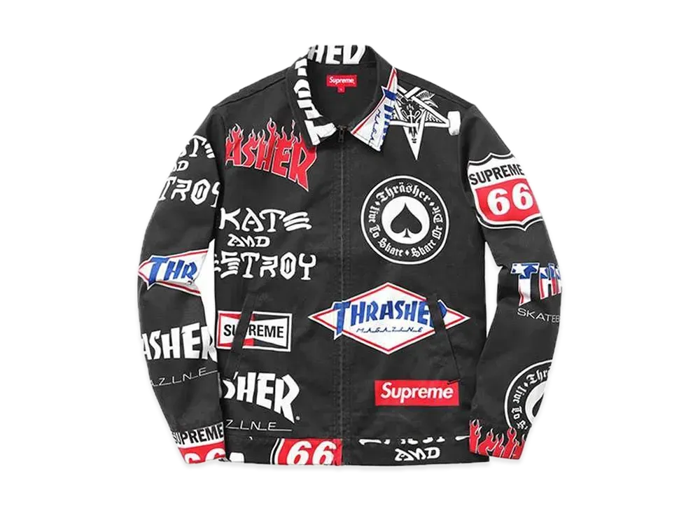 Supreme Thrasher Work Jacket "Black"