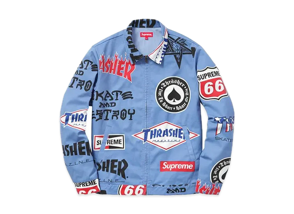 Supreme Thrasher Work Jacket "Blue"