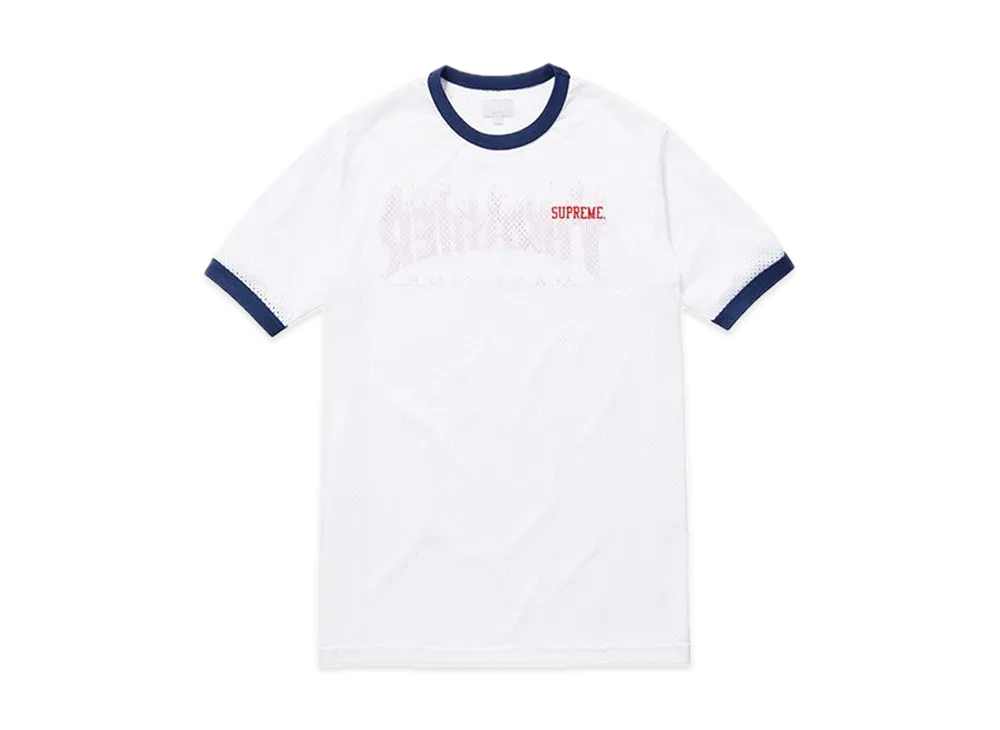 Supreme Thrasher Mesh Crewneck "White"