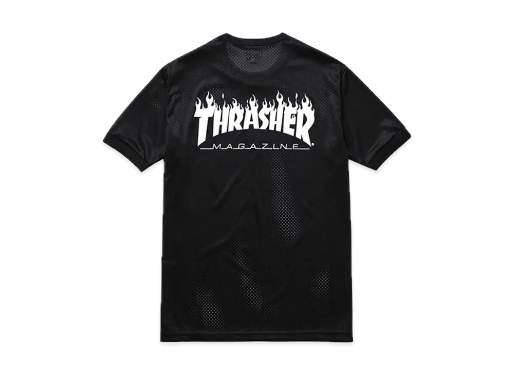 Supreme Thrasher Mesh Crewneck "Black"