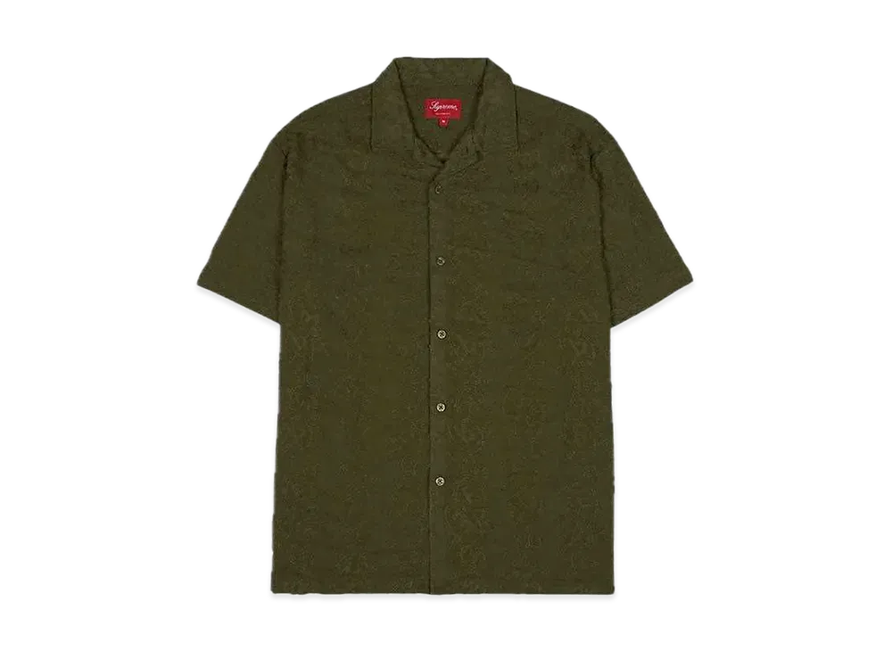 Supreme Chainstitch Chiffon S/S Shirt "Olive"