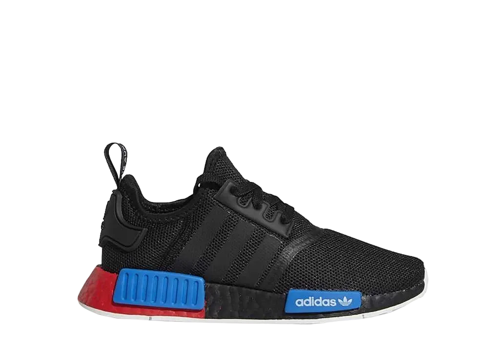 adidas GS NMD R1 "Black Red Blue"