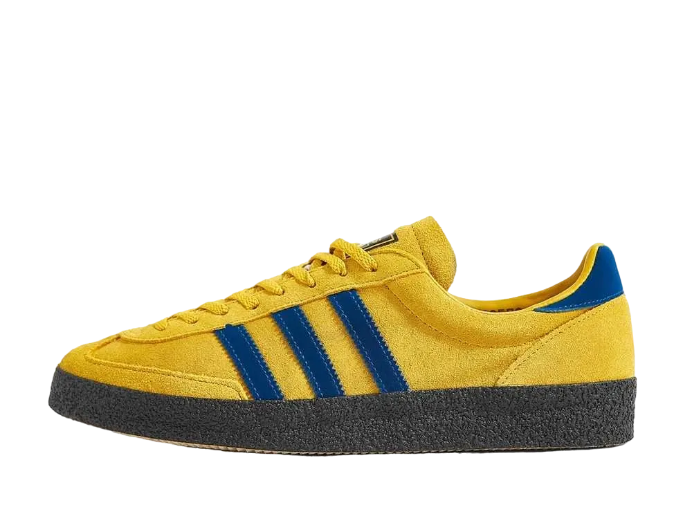 アディダス エランド SPZL "スパイス イエロー アッシュ ブルー"