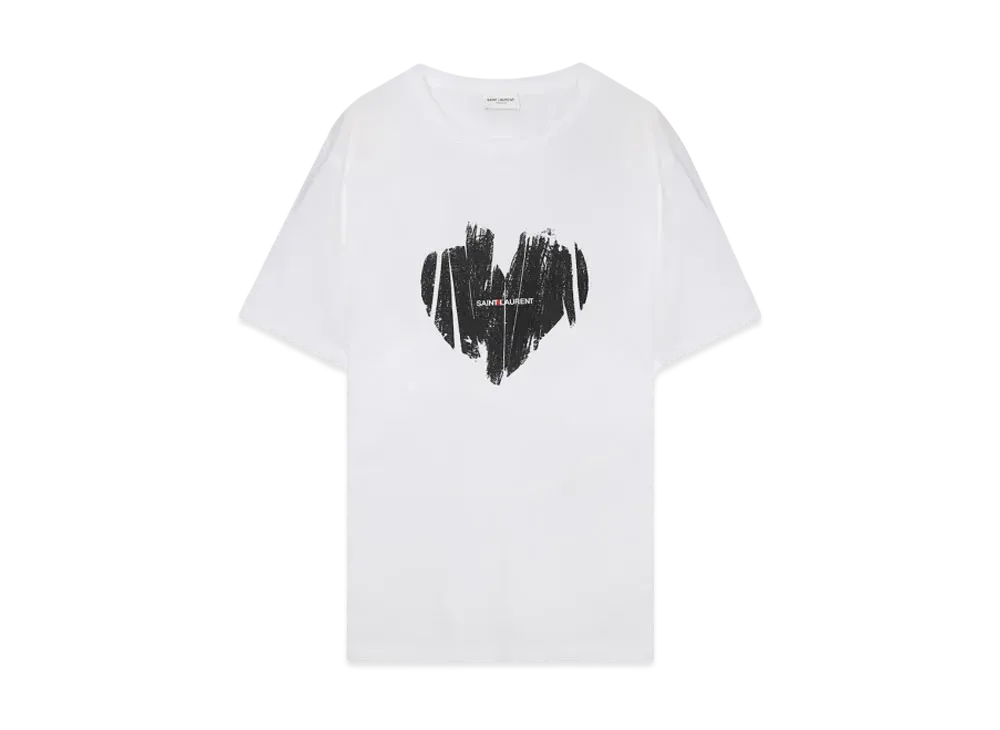 Saint Laurent HEART T-SHIRT "Natural"