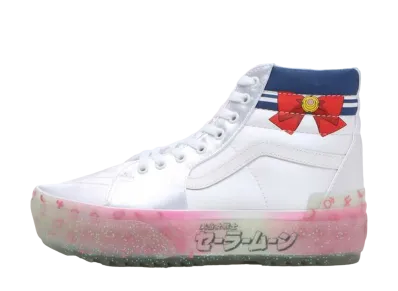 Pretty Guardian Sailor Moon × Vans SK8-HI Stacked "Silver"