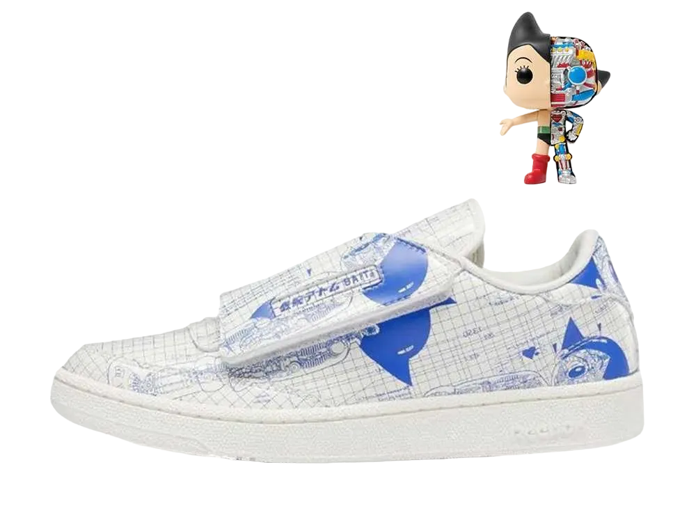 BAIT × Astro Boy × Reebok Club C Stomper "Off White"