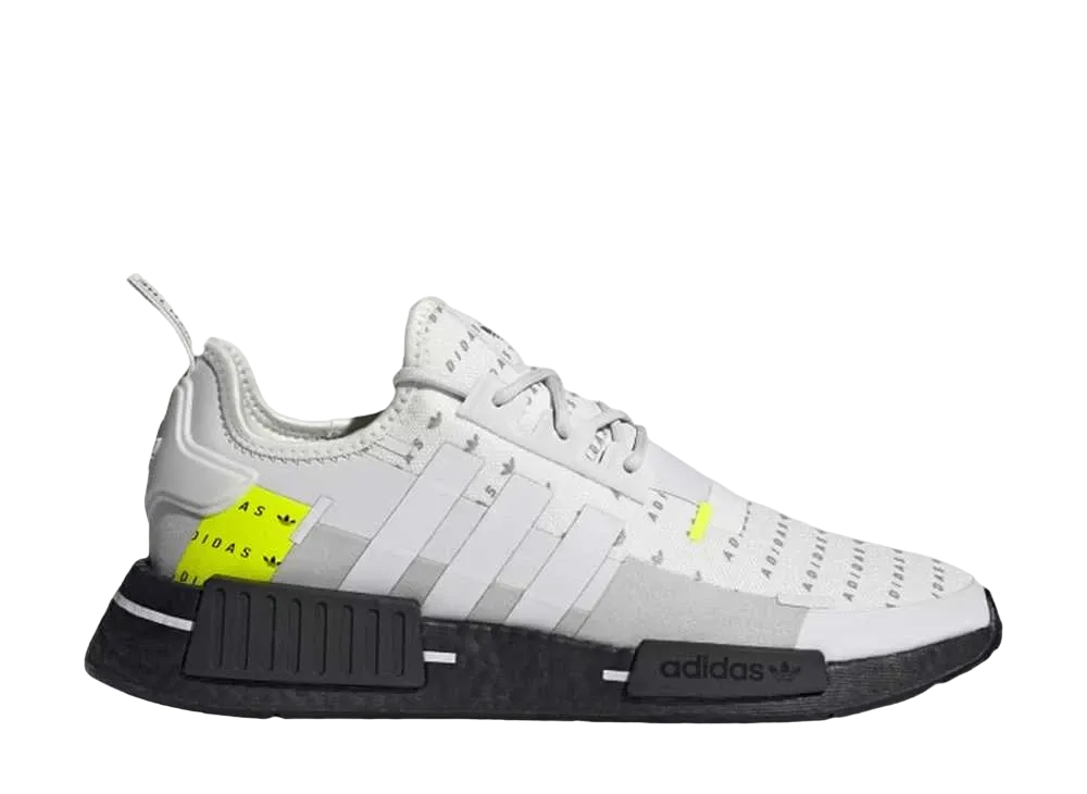 アディダス NMD R1 "ホワイト チーム ソーラー イエロー"