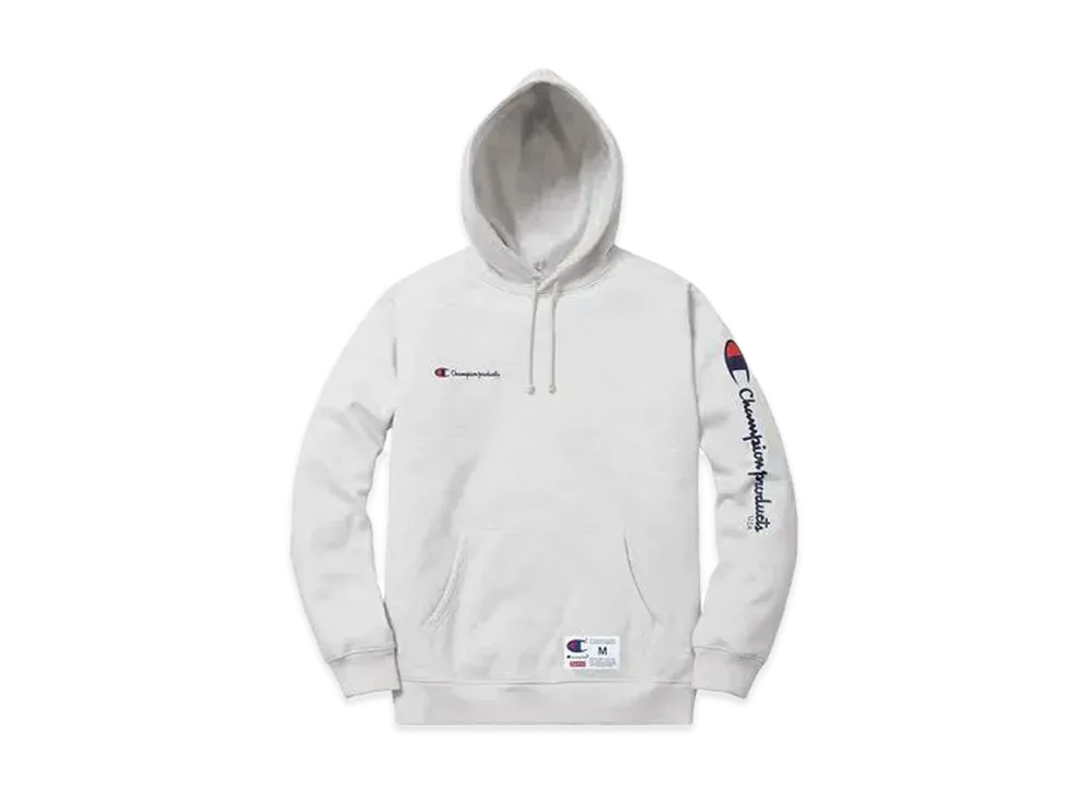 Supreme Champion Hooded Sweatshirt "Ash Grey"