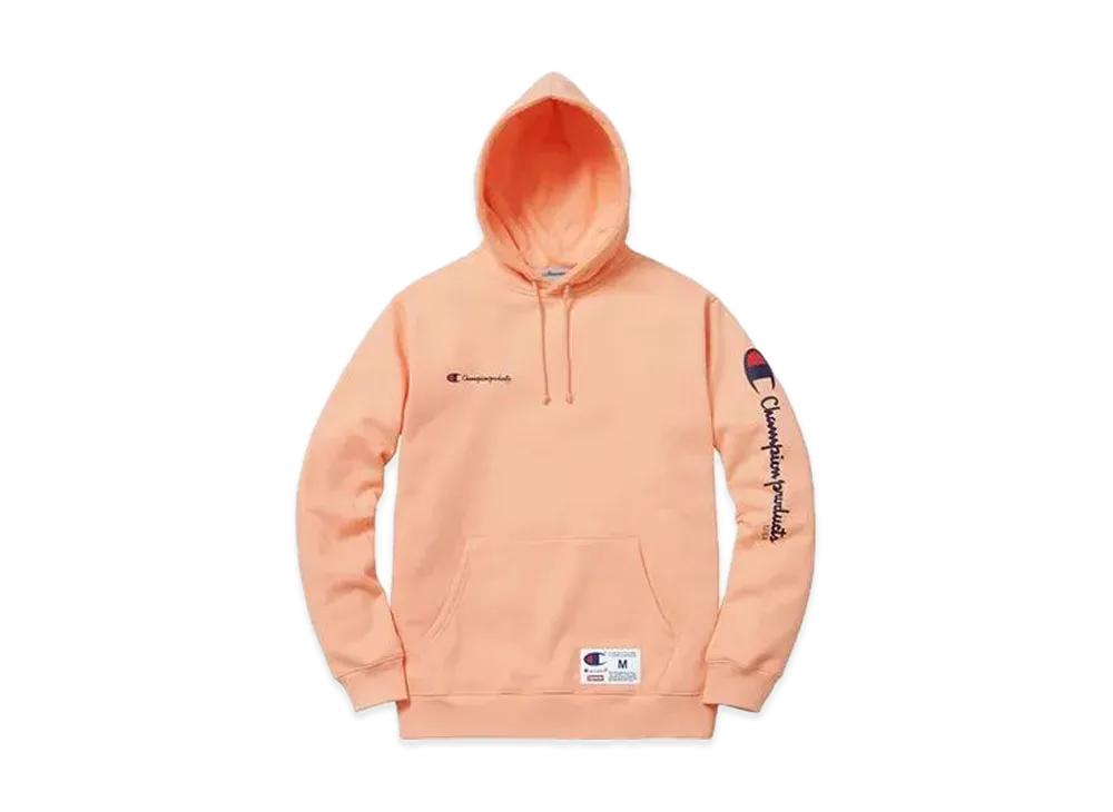 Supreme Champion Hooded Sweatshirt "Peach"