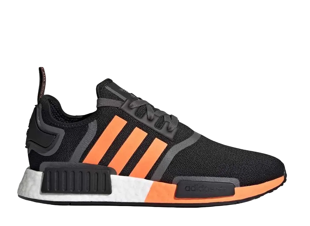アディダス NMD R1 "ブラック スクリーミング オレンジ"