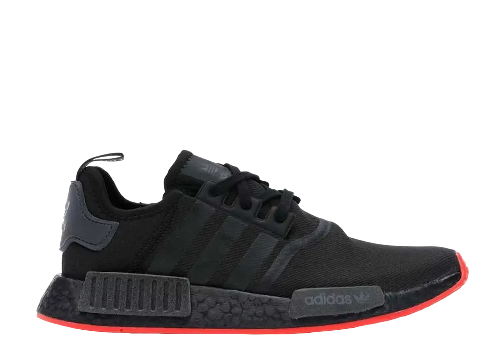 アディダス NMD R1 "コア ブラック ソーラー レッド"