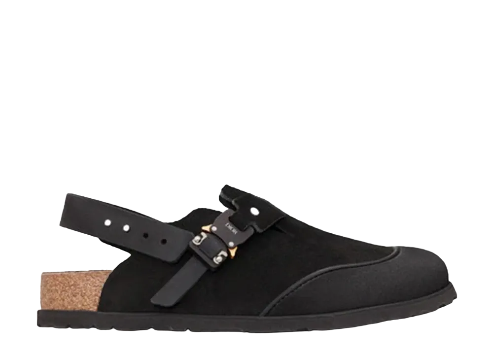 Dior × BIRKENSTOCK Tokio Mule "Nubuck/Calfskin/Black"
