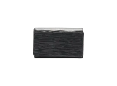 Louis Vuitton Epi Portemonnaie Bie Tresor "Noir"