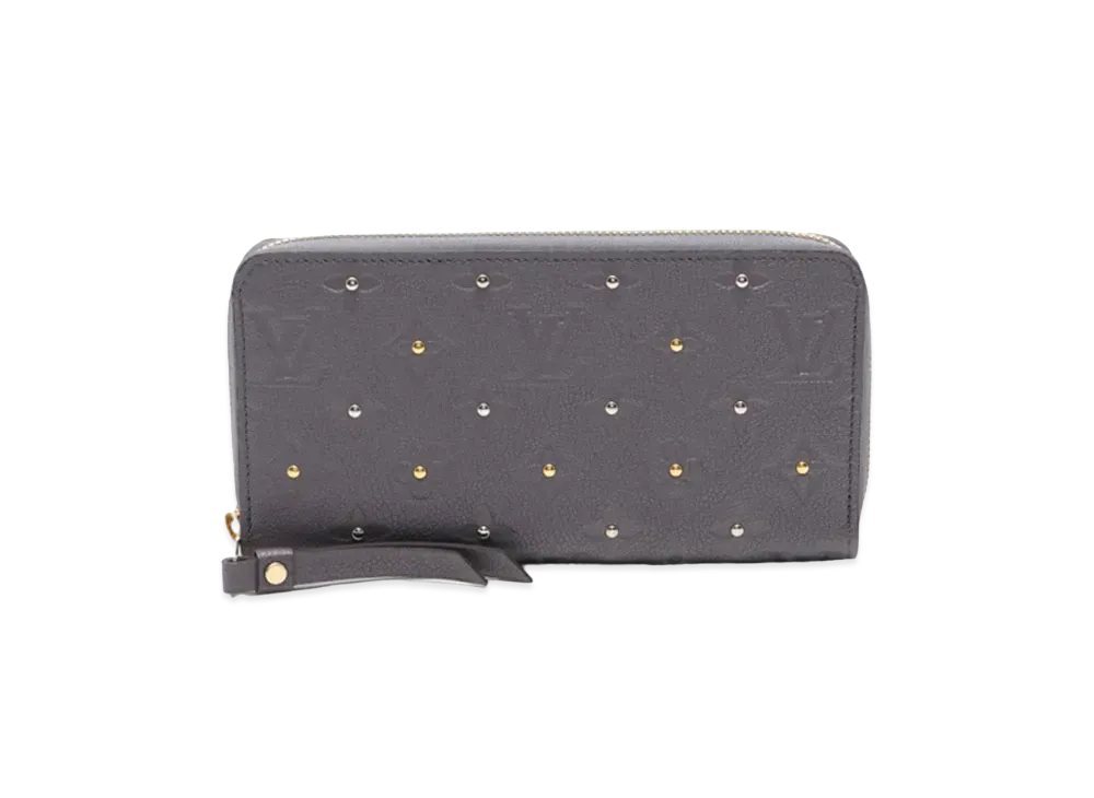 Louis Vuitton Monogram Empreinte Zippy Wallet "Gris Silver"