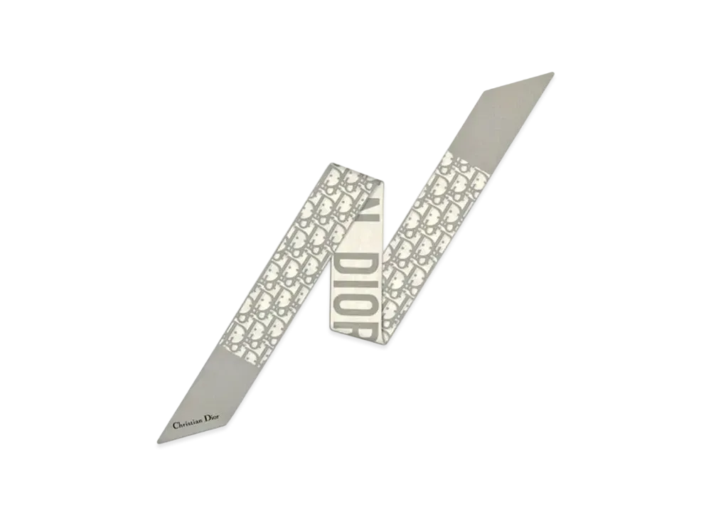 Dior J’ADIOR Mitzah Scarf Dior Oblique "Gray"