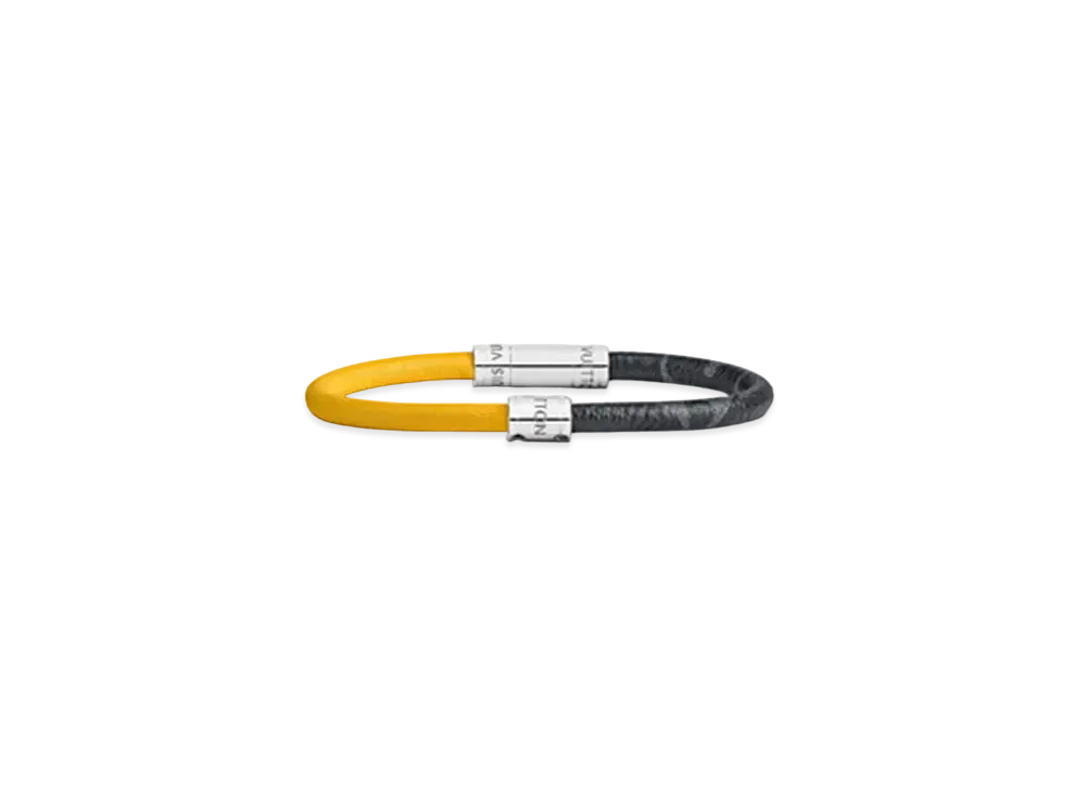 Louis Vuitton Split Bracelet Monogram Eclipse Taiga