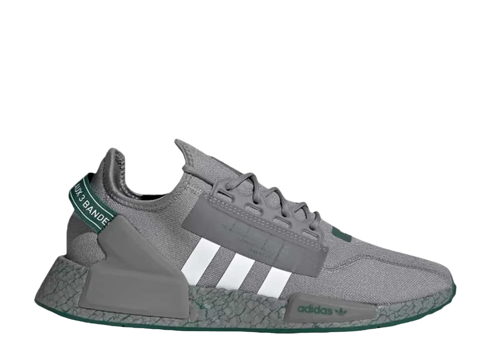 アディダス NMD R1 V2 "クラックル グレー カレッジエイト グリーン"
