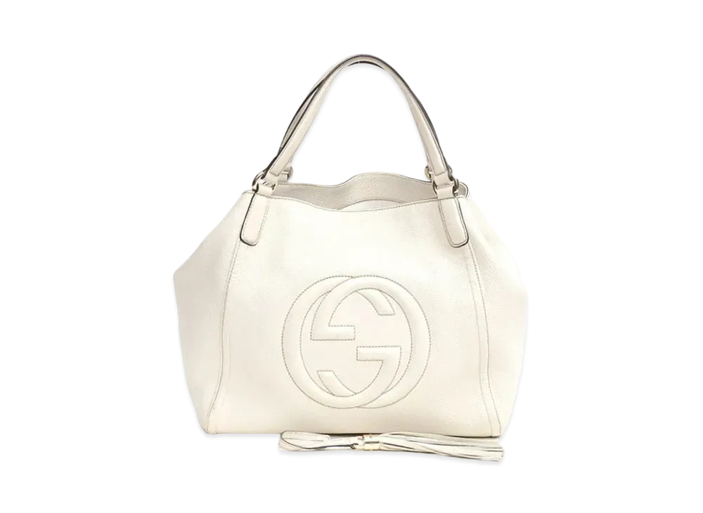 グッチ GG ソーホー トートバッグ "ホワイト"