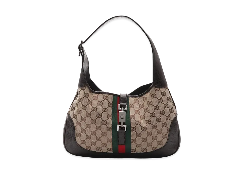GUCCI GG Canvas Jackie One Shoulder Bag "Beige"