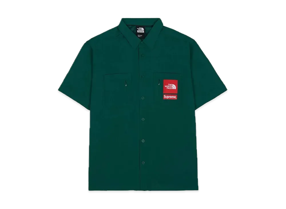 Supreme x The North Face Trekking S/S Shirt "Dark Green"