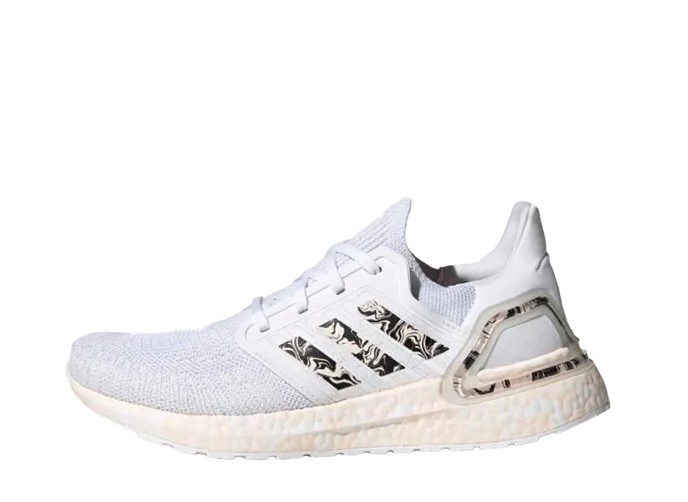 アディダス ウィメンズ ウルトラブースト 20 "グラム パック ホワイト ピンク ティント"