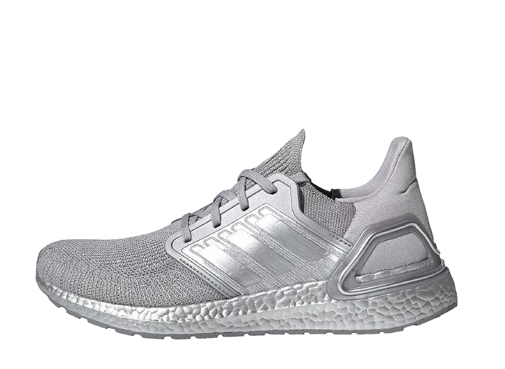 アディダス ウルトラブースト 20 "シルバー メタリック"