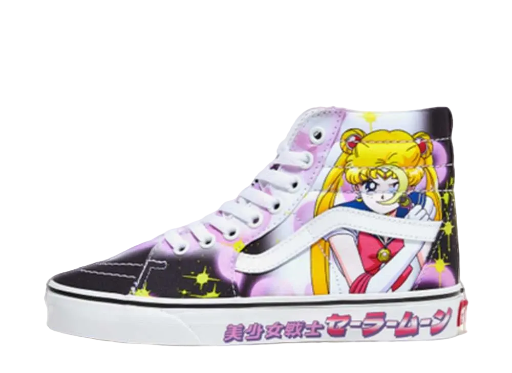 Pretty Guardian Sailor Moon × Vans SK8-HI "Black/Pink"